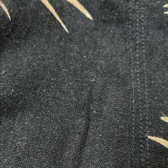 NWT dash Tropical Leaf Print Linen Blend Shorts XL Resortwear Cruise Summer - Picture 8 of 9